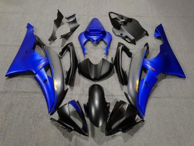 Buy 2008-2016 Blue Matte Black Yellow Decals Yamaha YZF R6 Motorcycle Fairings UK