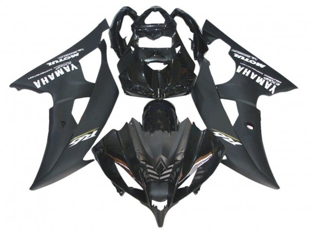 2008-2016 Glossy Black Matte Black White Yamaha YZF R6 Motorcycle Fairings UK