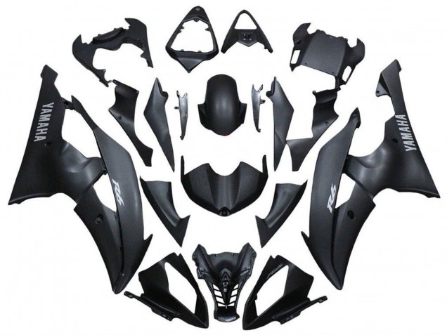 2008-2016 Matte Black Silver Decals Yamaha YZF R6 Motorcycle Fairings UK