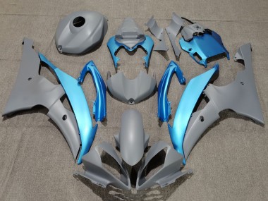 Buy 2008-2016 Grey Light Blue Yamaha YZF R6 Motorcycle Fairings UK