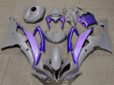 Buy 2008-2016 Grey Purple Yamaha YZF R6 Motorcycle Fairings UK
