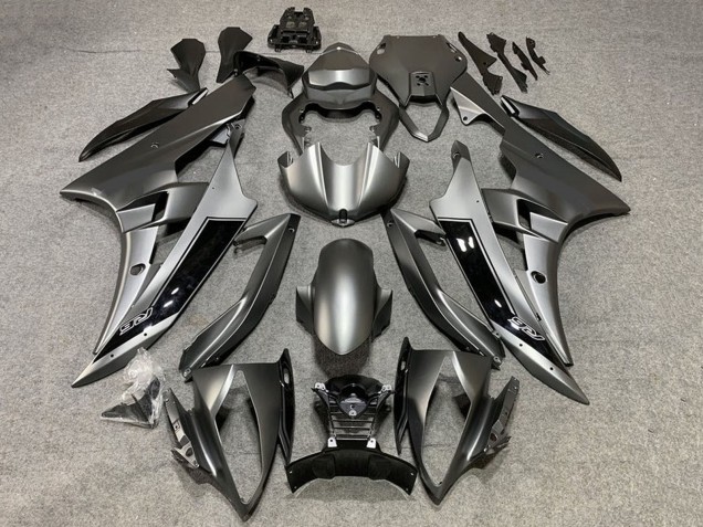 2008-2016 Matte Grey Glossy Black Yamaha YZF R6 Motorcycle Fairings UK