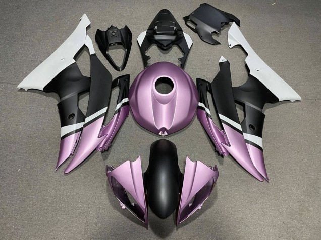 2008-2016 White Light Purple Matte Black Yamaha YZF R6 Motorcycle Fairings UK