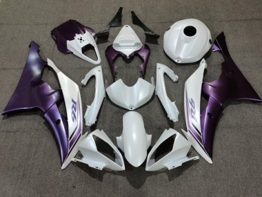 Buy 2008-2016 White Purple Yamaha YZF R6 Motorcycle Fairing UK