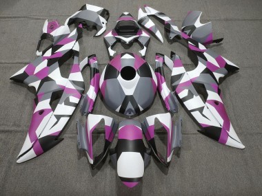 Buy 2008-2016 White Pink Grey Black Camouflage Yamaha YZF R6 Motorcycle Fairings UK