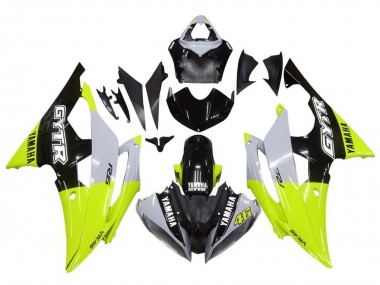 Buy 2008-2016 White Green Glossy Black GYTR Yamaha YZF R6 Motorcycle Fairings UK