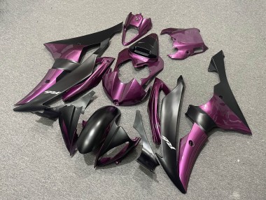 Buy 2008-2016 Purple Matte Black Yamaha YZF R6 Motorcycle Fairings UK
