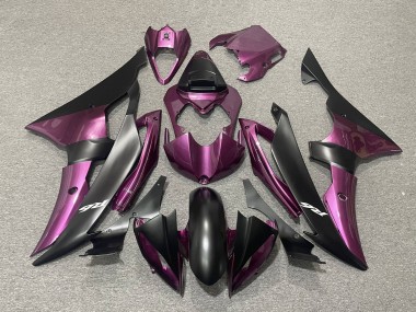Buy 2008-2016 Purple Matte Black Yamaha YZF R6 Motorcycle Fairings UK