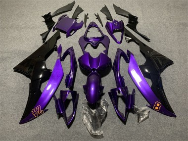 Buy 2008-2016 Purple Glossy Black 24 Yamaha YZF R6 Motorcycle Fairings UK
