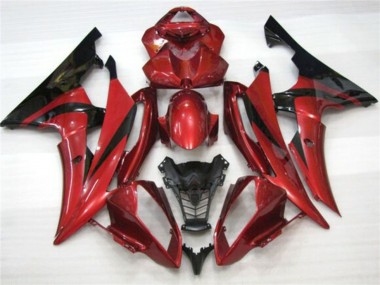 Buy 2008-2016 Red Black Yamaha YZF R6 Motorcycle Fairings UK