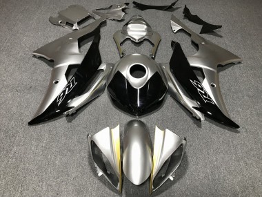 Buy 2008-2016 Silver Gold Black Yamaha YZF R6 Motorcycle Fairings UK