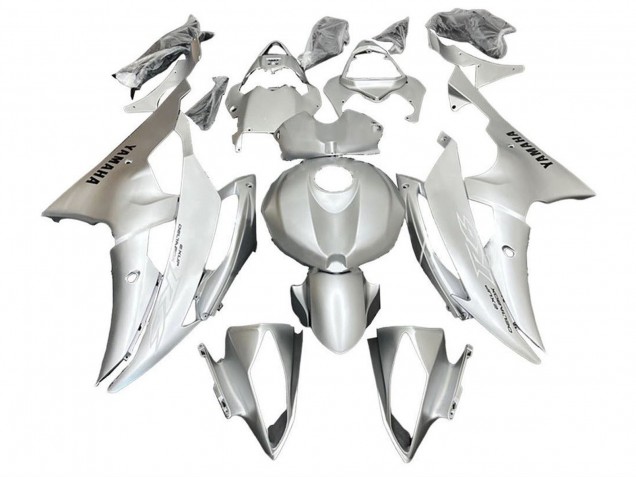 2008-2016 Silver White Yamaha YZF R6 Motorcycle Fairings UK
