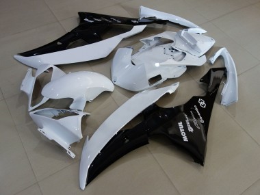 Buy 2008-2016 White Glossy Black Yamaha YZF R6 Motorcycle Fairings UK