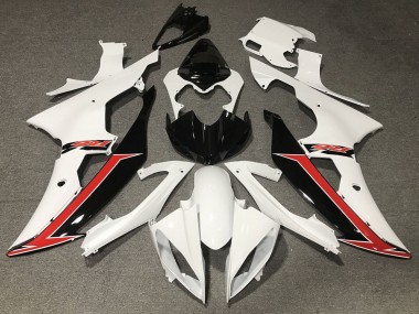 Buy 2008-2016 White Red Glossy Black Yamaha YZF R6 Motorcycle Fairing UK