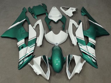Buy 2008-2016 White Green Yamaha YZF R6 Motorcycle Fairings UK