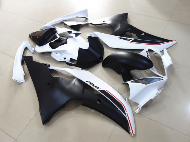 2008-2016 White Matte Black Red Yamaha YZF R6 Motorcycle Fairings UK