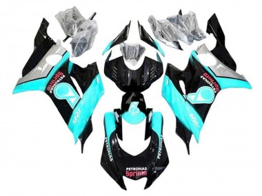 Buy 2017-2025 Turquoise Blue Glossy Black Petronas Yamaha YZF R6 Motorcycle Fairings UK