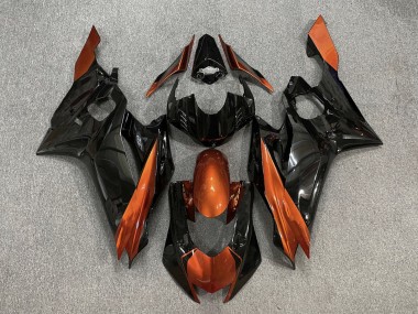 Buy 2017-2025 Orange Glossy Black Yamaha YZF R6 Motorcycle Fairings UK