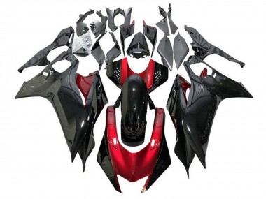 Buy 2017-2025 Red Glossy Black Yamaha YZF R6 Motorcycle Fairings UK