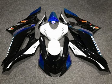 Buy 2017-2025 White Blue Glossy Black Yamaha YZF R6 Motorcycle Fairings UK