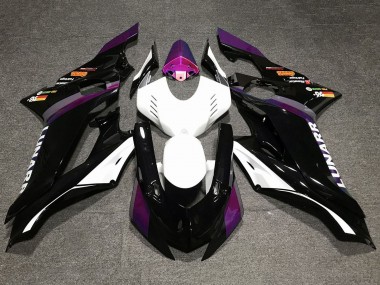 Buy 2017-2025 White Purple Glossy Black Yamaha YZF R6 Motorcycle Fairings UK