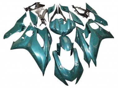 Buy 2017-2025 Metallic Teal Green Yamaha YZF R6 Motorcycle Fairings UK