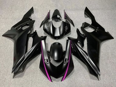 Buy 2017-2025 Matte Black Pink Yamaha YZF R6 Motorcycle Fairings UK
