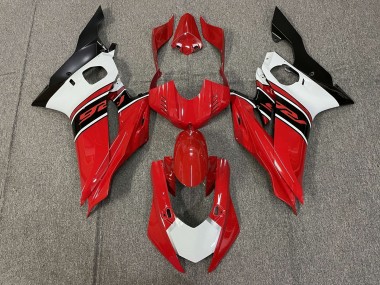 Buy 2017-2023 White Red Matte Black Yamaha YZF R6 Motorcycle Fairings UK