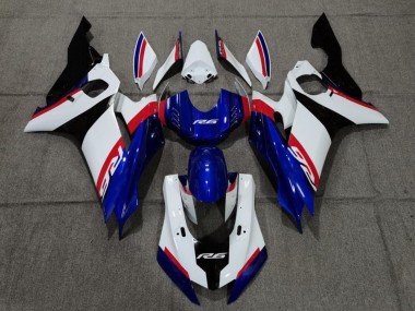 Buy 2017-2023 White Red Blue Black Yamaha YZF R6 Motorcycle Fairing UK