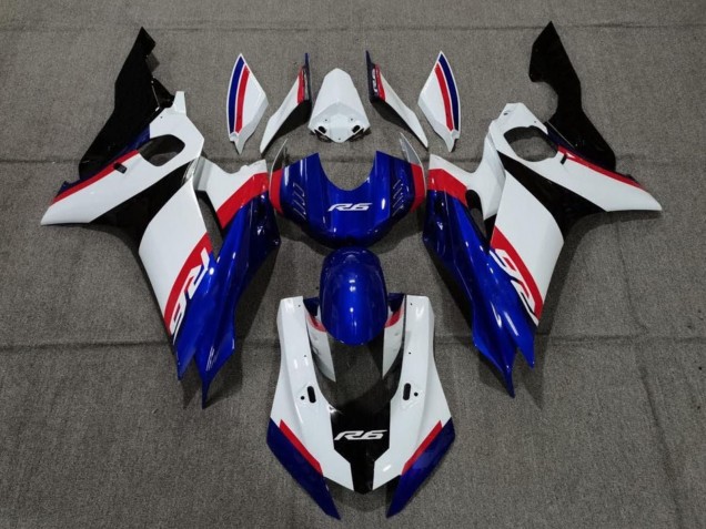 2017-2025 White Red Blue Black Yamaha YZF R6 Motorcycle Fairing UK
