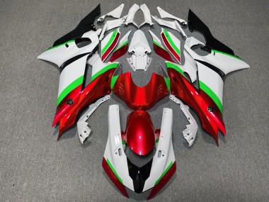 Buy 2017-2025 White Neon Green Red Black Yamaha YZF R6 Motorcycle Fairings UK