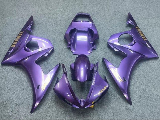 2005 Purple Gold Yamaha YZF R6 Motorcycle Fairings UK