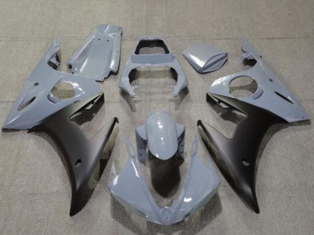 2005 Nardo Grey Matte Black Yamaha YZF R6 Motorcycle Fairings UK