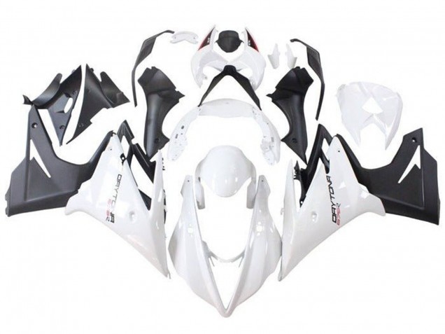 2013-2016 White Matte Black Triumph Daytona 675 Triple Motorcycle Fairings UK