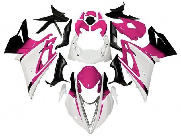 2013-2016 White Pink Glossy Black Triumph Daytona 675 Triple Motorcycle Fairings UK