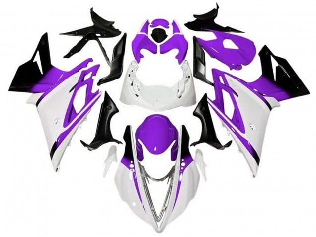 2013-2016 White Purple Glossy Black Triumph Daytona 675 Triple Motorcycle Fairings UK