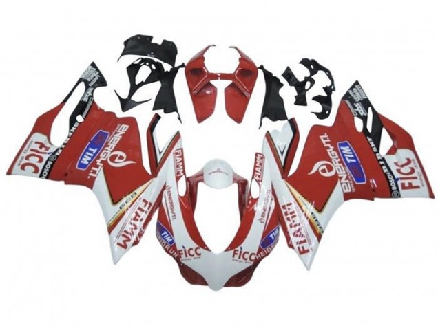 2013-2016 White Red Fiamm Triumph Daytona 675 Triple Motorcycle Fairings UK