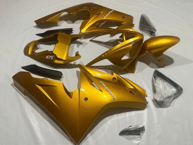 2006-2008 Metallic Gold Triumph Daytona 675 Triple Motorcycle Fairings UK