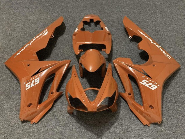 2006-2008 Orange Triumph Daytona 675 Triple Motorcycle Fairings UK