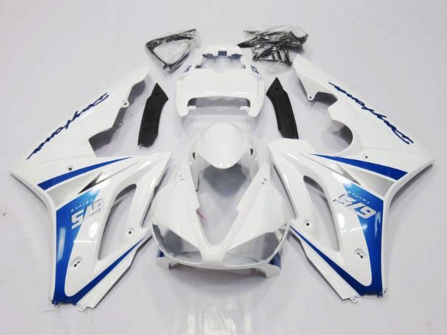 2006-2008 White Blue Triumph Daytona 675 Triple Motorcycle Fairing UK