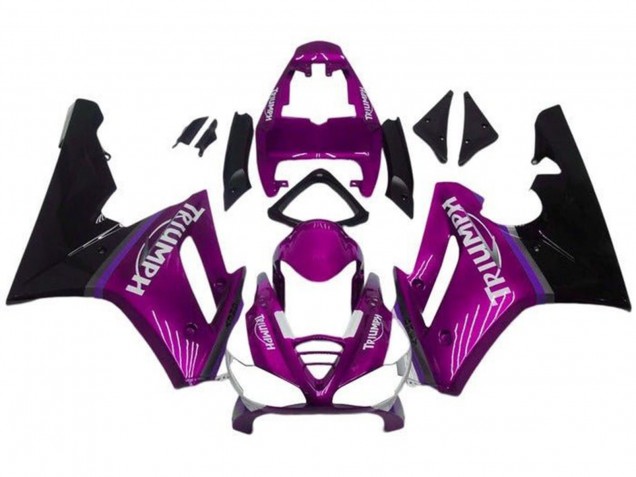 2009-2012 Purple Glossy Black Triumph Daytona 675 Triple Motorcycle Fairings UK
