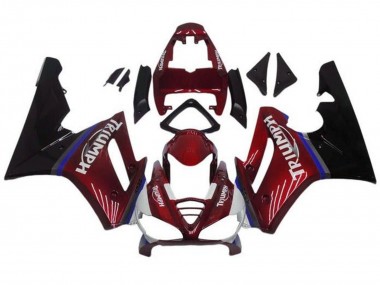 Buy 2009-2012 Red Blue Glossy Black Triumph Daytona 675 Triple Motorcycle Fairings UK