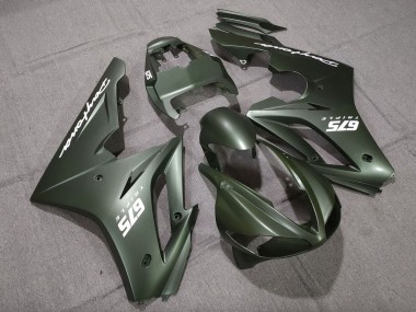 Buy 2009-2012 Matte Green White Triumph Daytona 675 Triple Motorcycle Fairings UK