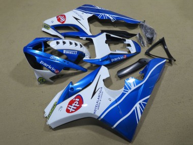 Buy 2009-2012 White Blue Hpi Triumph Daytona 675 Triple Motorcycle Fairings UK