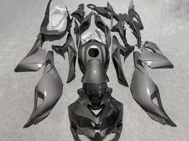 2019-2025 Faux Carbon Fiber Kawasaki ZX4R ZX-4RR Motorcycle Fairings UK