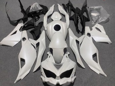 Buy 2019-2025 Pearl White Kawasaki ZX4R ZX-4RR Motorcycle Fairings UK