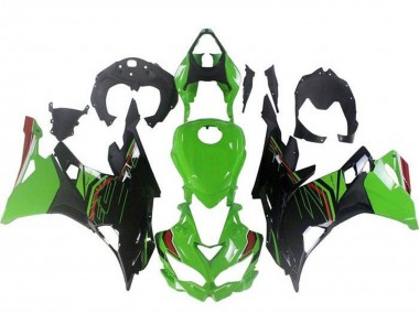 Buy 2019-2025 Green Black Red Kawasaki ZX4R ZX-4RR Motorcycle Fairings UK