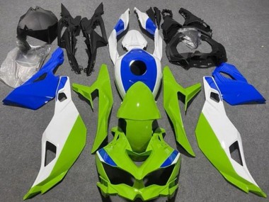 Buy 2019-2025 White Blue Green Kawasaki ZX4R ZX-4RR Motorcycle Fairings UK