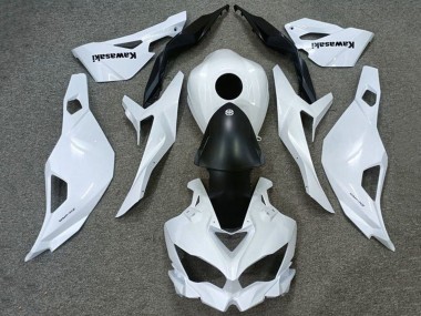 Buy 2019-2025 White Matte Black Kawasaki ZX4R ZX-4RR Motorcycle Fairings UK