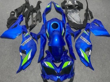 Buy 2019-2025 Blue Green Ecstar Kawasaki ZX4R ZX-4RR Motorcycle Fairings UK
